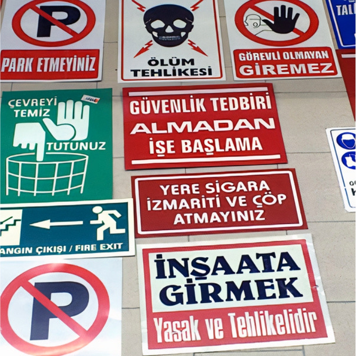 Uyarı ve Yönlendirme Levhaları
